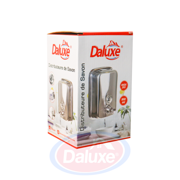 DISTRIBUTEUR SAVON LIQUIDE INOX 800ML